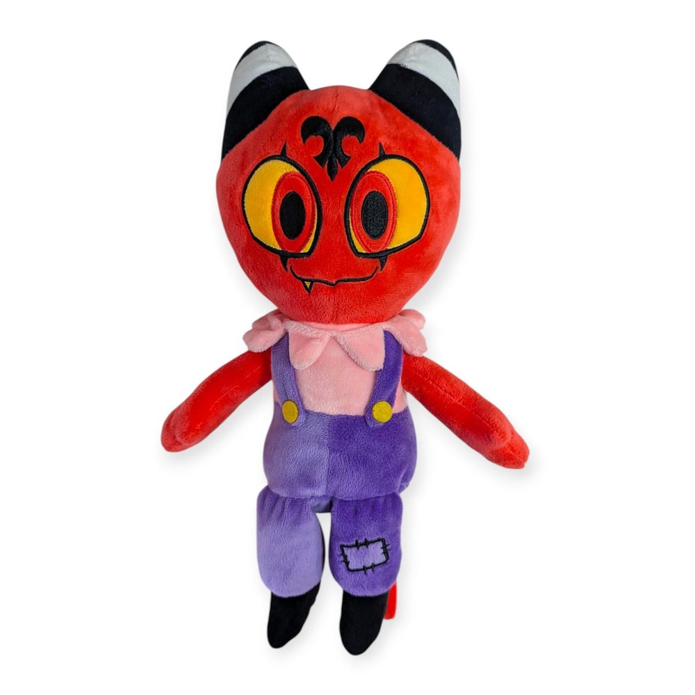 Shark Robot Helluva Boss Little Blitzo Plush Red Demon Vivziepop 12 Inch Toy